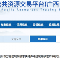 400萬噸/年、骨料產(chǎn)品經(jīng)西江外運！廣西國企競得梧州儲量近2億噸砂石礦